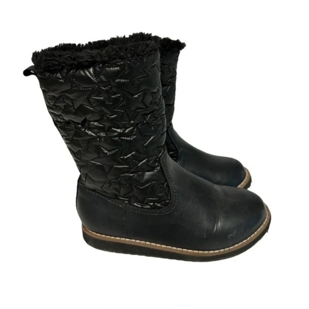 H&M Girls Black fashion winter boots size 9